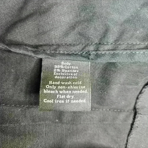 Rock & Republic Womens Open Front Black Blazer Size 6 - Picture 6 of 6